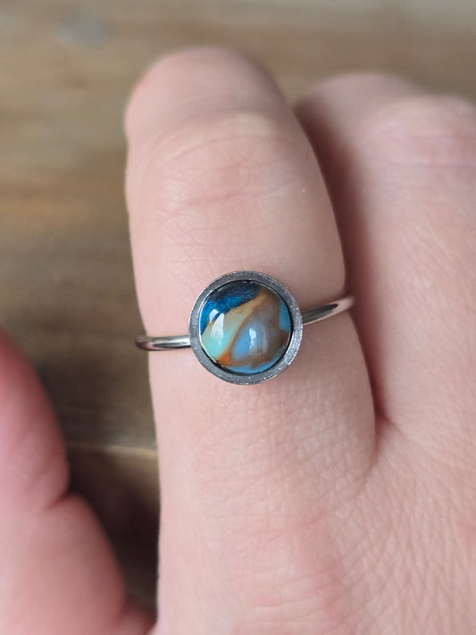 Turquoise Ring Style 1 Silver