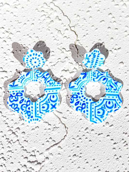 Greek Tile Dangles: 2 options