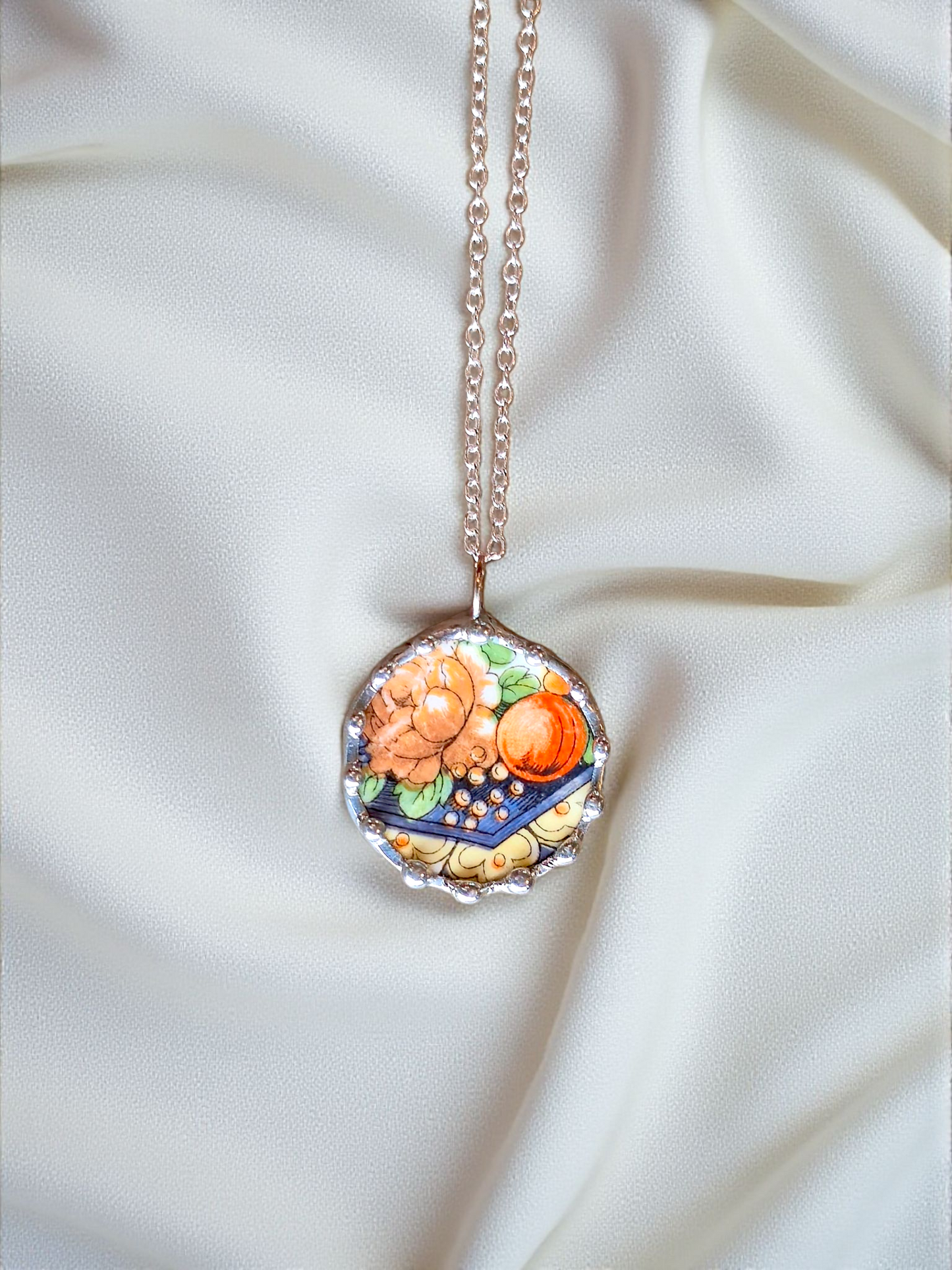 The Regina Collection: flowers and Fruit Pendant
