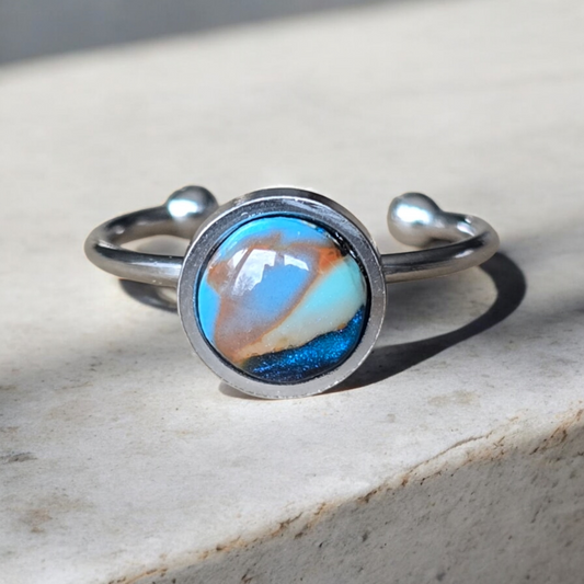 Turquoise Ring Style 1 Silver