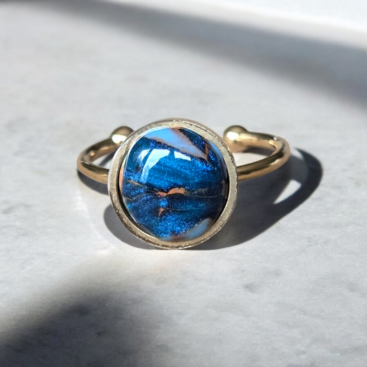 Turquoise Gold Ring Style 2