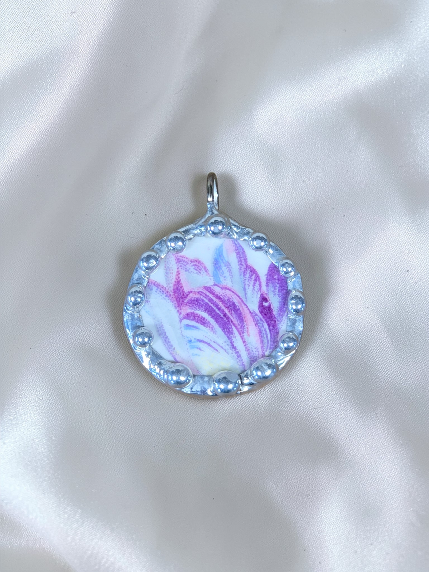 Purple Tulip Pendant