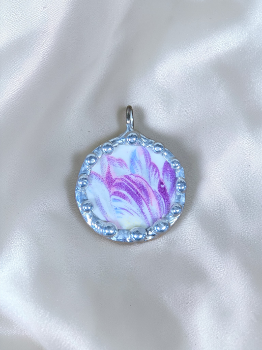 Purple Tulip Pendant
