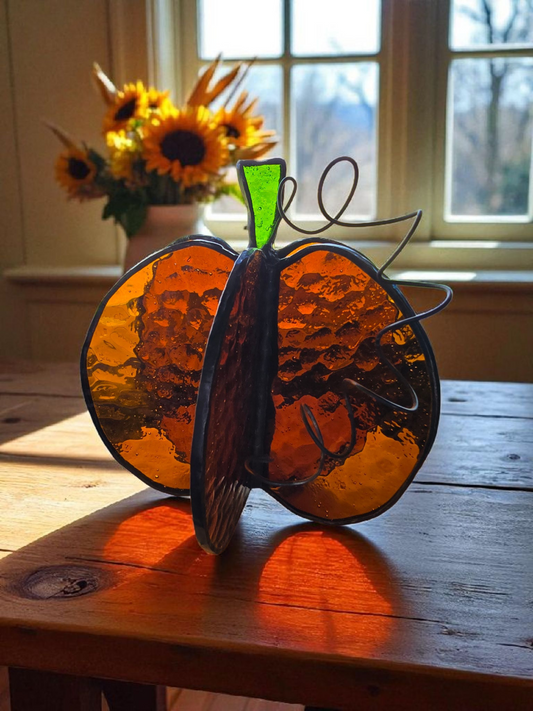 Glass Pumpkins: 2 Sizes
