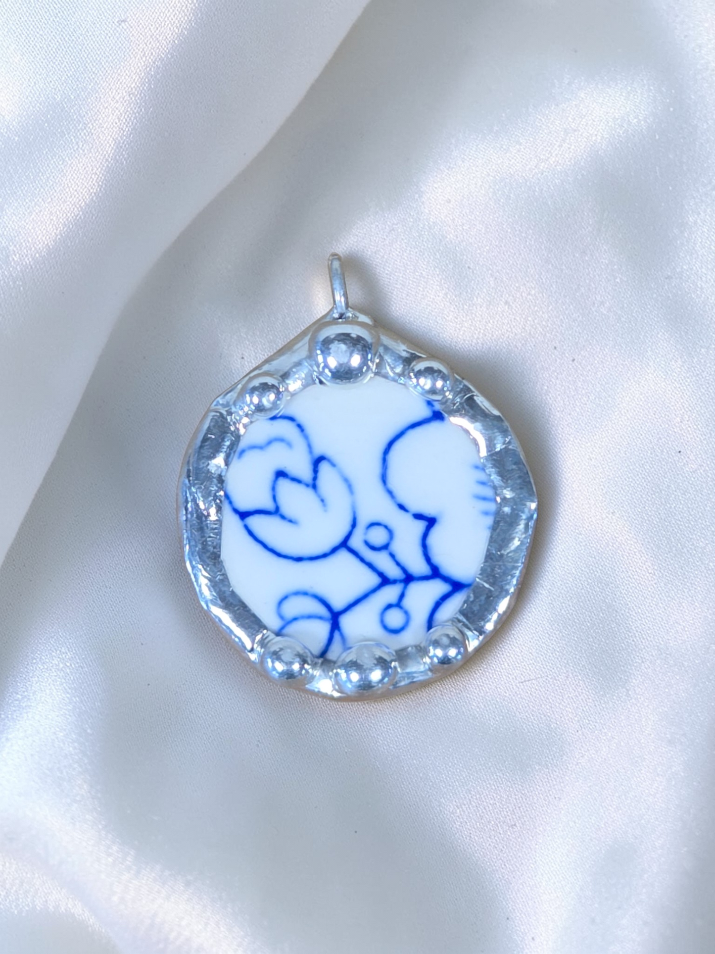 Blue Flower pendant