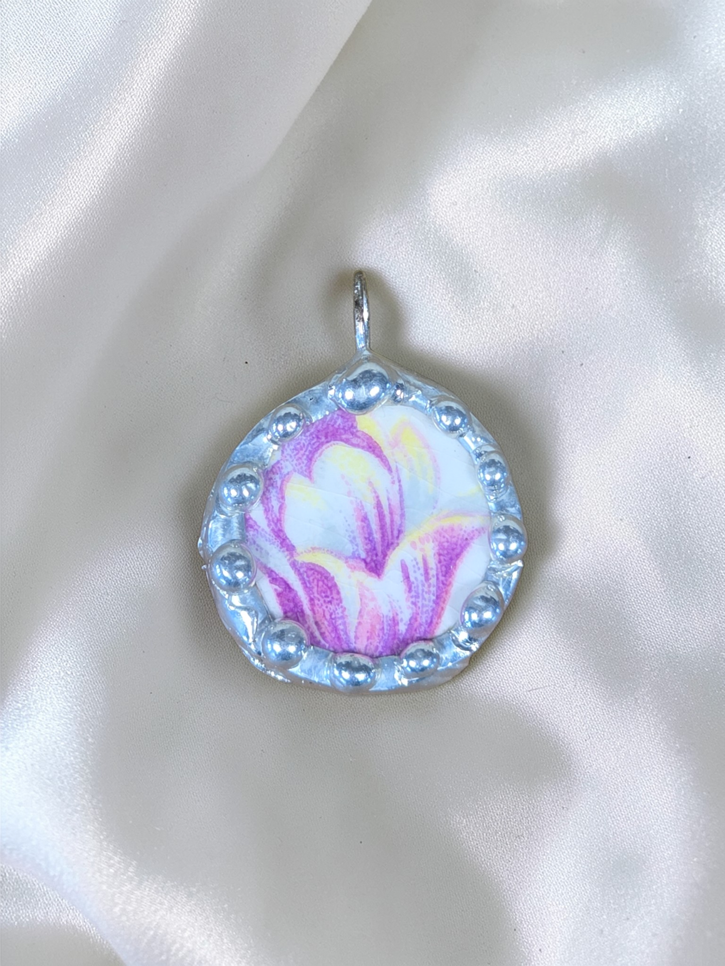 Purple Tulip Pendant