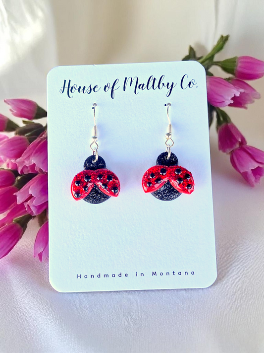 LadyBug Earrings