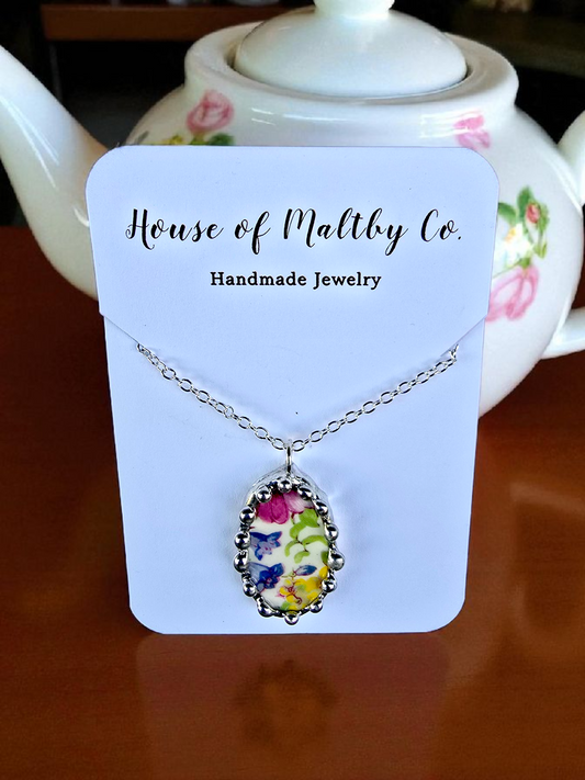 Floral Arrangement Necklace