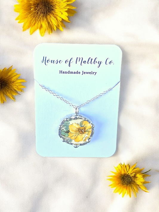Circular Yellow Flower