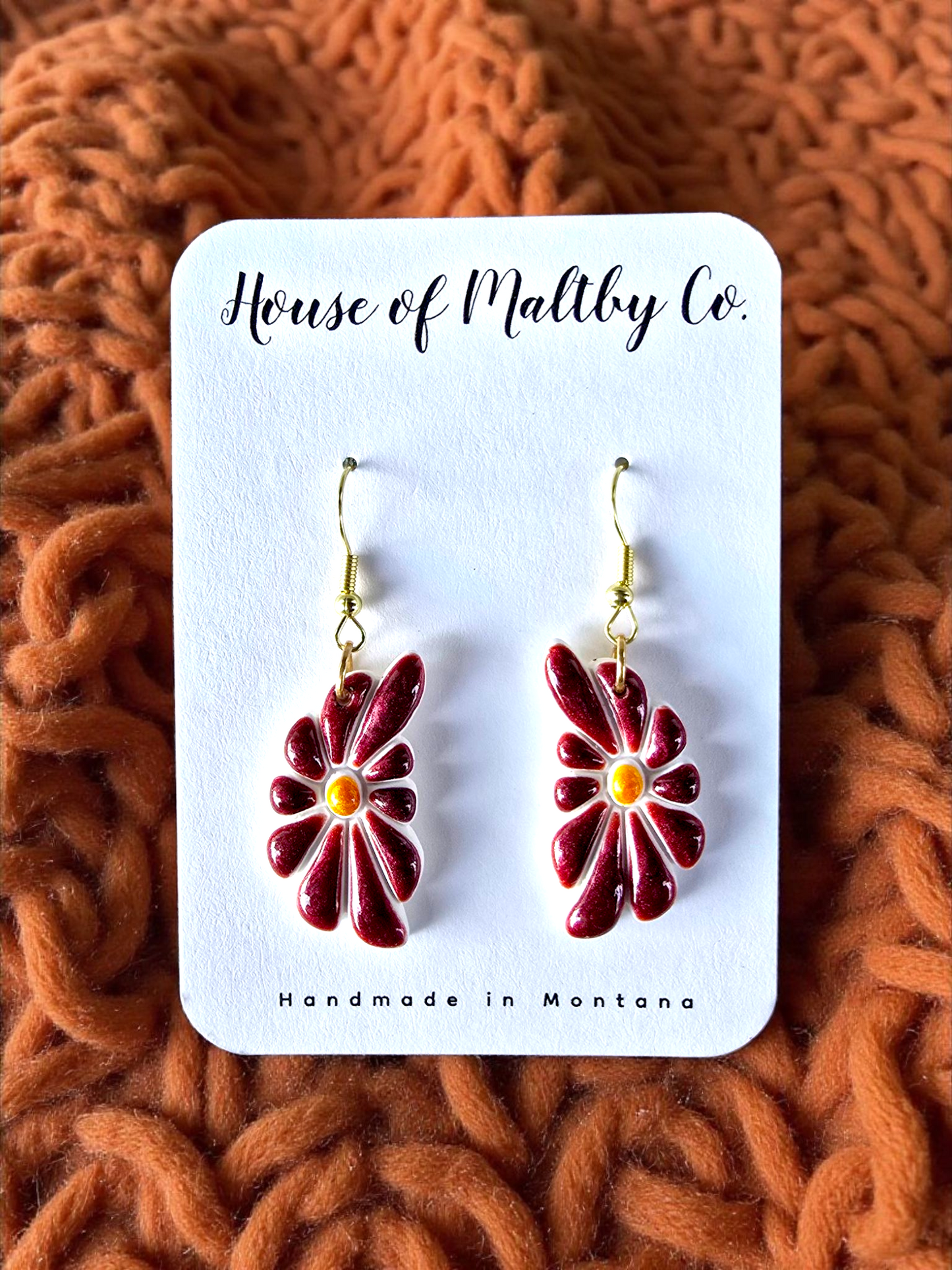 Retro Flowers: 4 color options