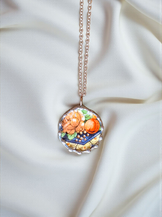 The Regina Collection: flowers and Fruit Pendant