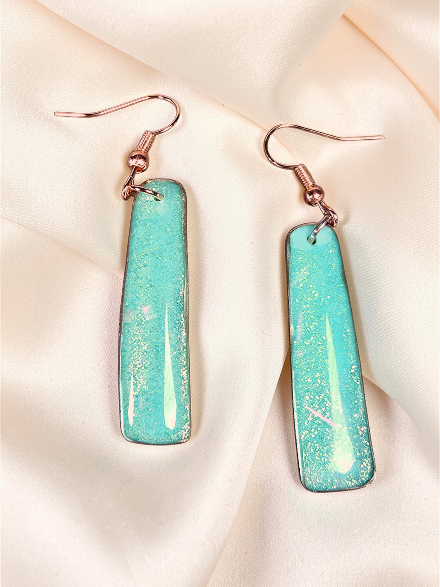 Faux Mint Opal Dangle