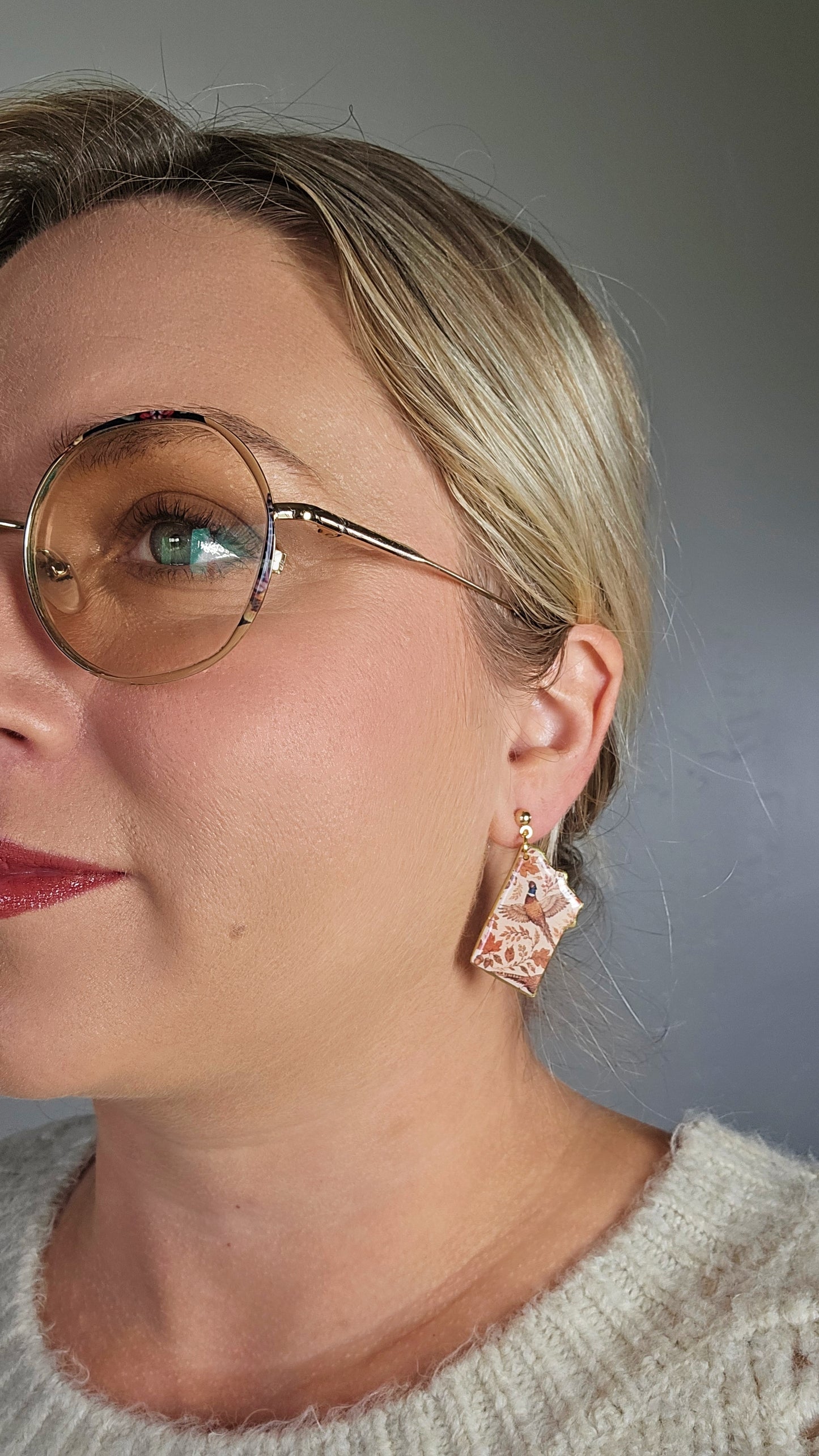 Montana Pheasant Earrings