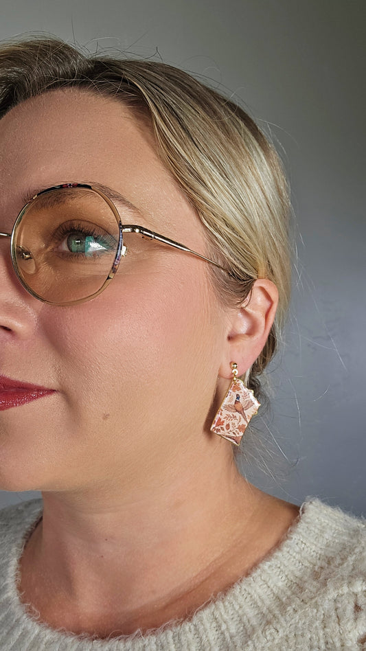 Montana Pheasant Earrings