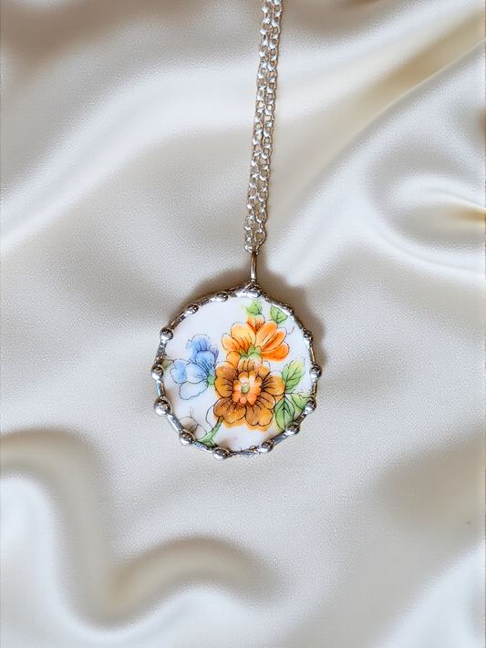 The Regina Collection: Multiple Colored Floral Pendant
