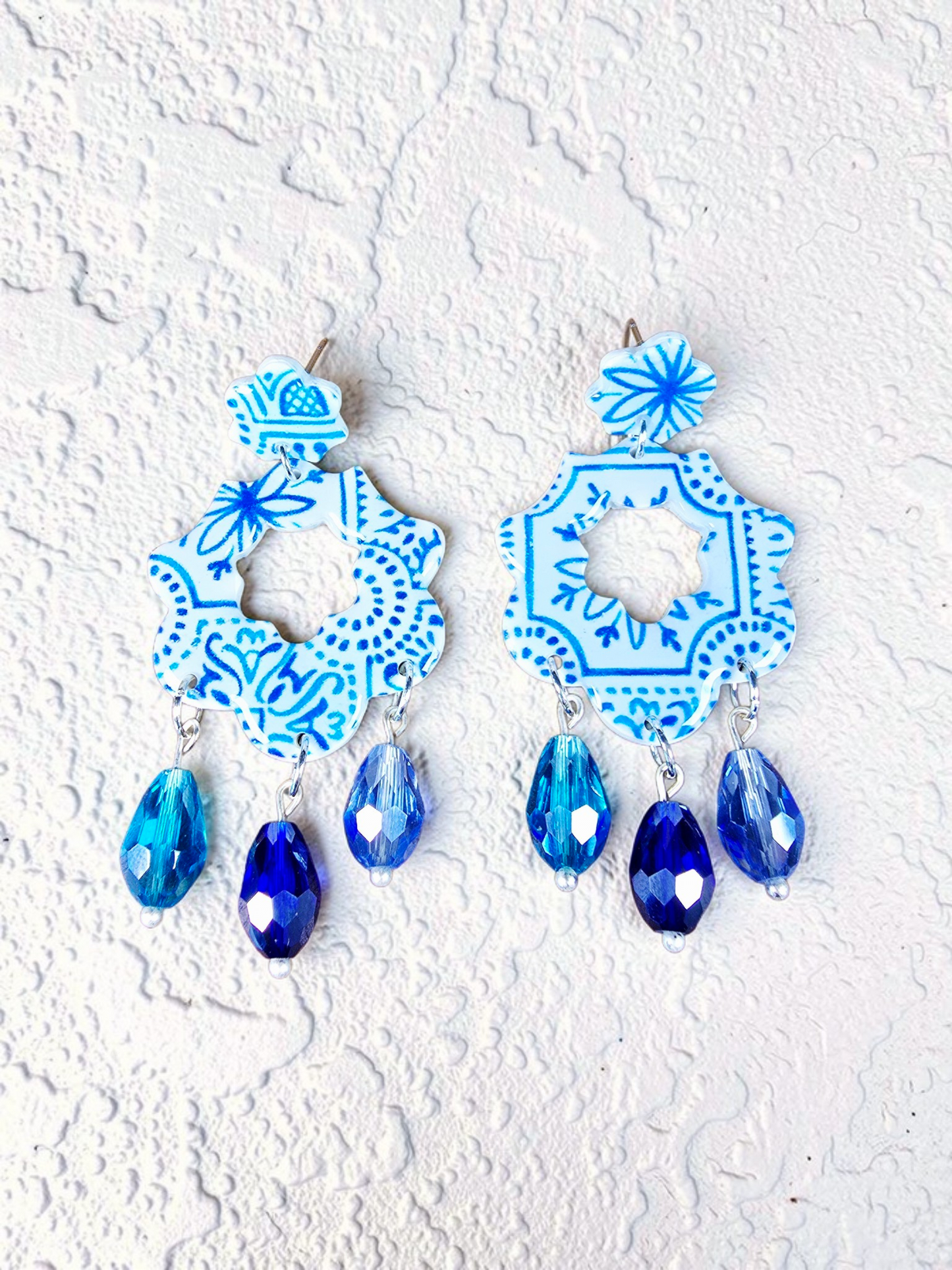 Greek Tile Dangles: 2 options