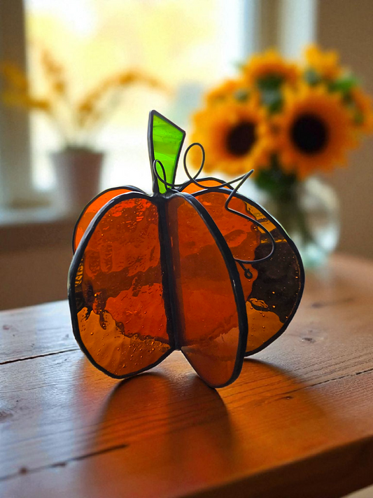 Glass Pumpkins: 2 Sizes